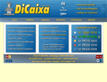 Tablet Screenshot of dicaixa.com.br